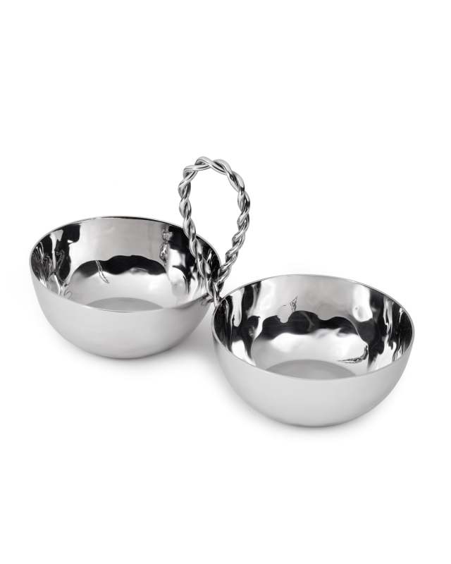 Paloma 2-Bowl Set with Braided Wire